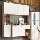 Cozinha suspensa poliman mila carvalho oak/off white
