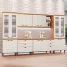 Cozinha Viena Modulada Composta por 06 módulos 100 MDF com Paneleiros e Balcões