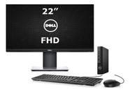 Cpu Dell 3080 Mini Core I3 10ger 16gb 240ssd Monitor 22pol