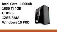 CPU Gamer Intel Core I5 6600k/1050 Ti 4GB/ 12GB Ram/ Windows 10