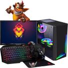 Cpu PC Gamer completo AMD A8 3.7GHZ 8GB SSD 240GB vídeo R7 2GB + Combo