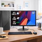 Cpu PC Torre Completo Intel I5, 8GB, SSD 120 Windows 10 Monitor 15