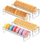 Cracker Tray Chunful Clear Acrílico Servindo 4 unidades para festa Cracker Tray Chunful Clear Acrílico Servindo 4 unidades para festa