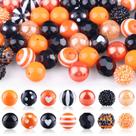 Craft Beads CAVENLLI 50 unidades de contas acrílicas de Halloween de 20 mm