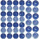 Craft Beads Loetere 20 mm, strass azul escuro, 40 unidades Craft Beads Loetere 20 mm, strass azul escuro, 40 unidades