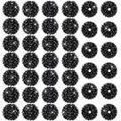 Craft Beads Loetere 20 mm, strass preto, 40 unidades Craft Beads Loetere 20 mm, strass preto, 40 unidades