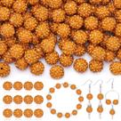 Craft Beads TINKRSTUFF 200 peças de strass dourado de 1 cm Craft Beads TINKRSTUFF 200 peças de strass dourado de 1 cm