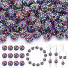 Craft Beads TINKRSTUFF 200 peças de strass preto de 1 cm Craft Beads TINKRSTUFF 200 peças de strass preto de 1 cm