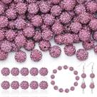 Craft Beads TINKRSTUFF 200 unidades de strass roxo de 10 cm Craft Beads TINKRSTUFF 200 unidades de strass roxo de 10 cm