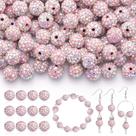 Craft Beads TINKRSTUFF Pink AB Rhinestone 200 unidades de 1 cm Craft Beads TINKRSTUFF Pink AB Rhinestone 200 unidades de 1 cm
