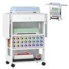 Craft Cart CXQ compatível com Cricut com laterais e gaveta dobráveis