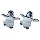 Craft enfeite resina casal pinguim ii madagascar - 1 par
