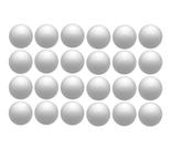 Craft Foam Balls Crafjie 4", pacote com 24 unidades, poliestireno branco