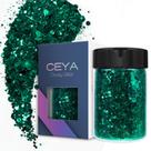 Craft Glitter Ceya Chunky Verde Natal 140 g