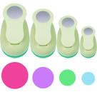 Craft Hole Punch UCEC 4 peças de perfurador circular para artesanato