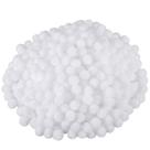 Craft Pompoms Blulu 500 unidades de 1,2 cm de polipropileno branco Craft Pompoms Blulu 500 unidades de 1,2 cm de polipropileno branco