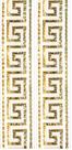 Craft Ribbon BERWICK Offray White Greek Key 7/8 polegadas x 9 pés