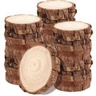 Craft Wood JOIKIT 50 unidades de fatias de madeira de pinho natural de 9 a 10 cm