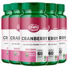 Cranberry vitamina a selênio zinco oxicoco 60 caps unilife kit 5