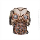 Crânio Caveira Decorativa Mergulhador Steampunk de Resina