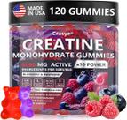 Crasye Gomas de Creatina 8000 mg con BCAA y Taurina, 120 unidades