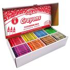 Crayon CRA-Z-Art Bulk Class Pack 800 quilates e 8 cores variadas