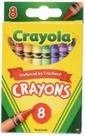 Crayones Crayola 8 Colores, Paquete de 9, No Tóxicos Crayones Crayola 8 Colores, Paquete de 9, No Tóxicos
