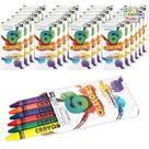 Crayons ArtCreativity Bulk Set, 200 pacotes de 6 para crianças