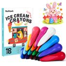 Crayons RuiHawk Jumbo 18 Cores Laváveis e Atóxicos Crayons RuiHawk Jumbo 18 Cores Laváveis e Atóxicos