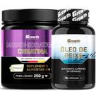Creatina 250g Creapure + Omega 3 75 Caps Growth Supplements