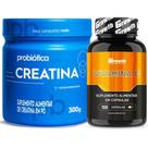 Creatina 300g Probiotica + Vitamina C 120 Caps Growth