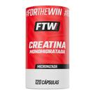 Creatina 500mg Monohidratada Micronizada 120 Cápsulas Sabor Neutro FTW