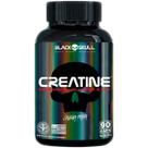 Creatina 90 Cápsulas Pote 30 Doses Black Skull Sem Sabor
