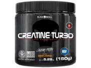 Creatina Mono-hidratada Black Skull Creatine Turbo - em Pó 150g Laranja