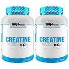 Creatina Monohidratada 100% Pura 300g - Kit com 2 unidades - BRN Foods