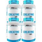 Creatina Monohidratada 100% Pura 300g - Kit com 4 unidades - BRN Foods