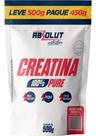 Creatina Monohidratada 100 Pura 500g Absolut Nutrition Sabor Sem Sabor - ABSOLUT NUTRITON