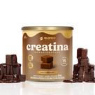 Creatina Monohidratada Caramel Super Nutrition pote com 40 unidades de 6,5g sabor dado de brigadeiro
