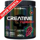 Creatina Monohidratada Creatine Turbo Black Skull Energia Força Ganho de Massa Muscular