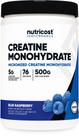 Creatina monohidratada em pó Nutricost Blue Raspberry 500g