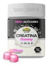 Creatina Monohidratada Gummy Gomas Sunflower 60 Unidades Sabor Bubblegum