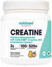 Creatina Monohidratada Nutricost em Pó - Sabor Peach Mango