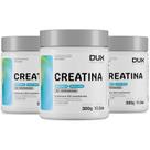 Creatina Monohidratada Pura DUX 300g Original Alta Performance Ganho de Força e Massa - KIT 3 Unidades Creatina Monohidratada Pura DUX 300g Original Alta Performance Ganho de Força e Massa - KIT 3 Unidades