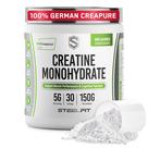 Creatina Monohidratada SteelFit Creapure 150 g Sem Sabor