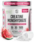 Creatina Monohidratada SteelFit Creapure Sabor Melancia 150 g
