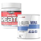 Creatina Monoidratada 200g + L-Glutamina 300g