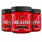 Creatina Powder Hardcore Integralmédica 300g Kit com 3x