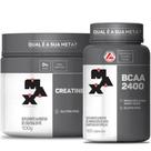 Creatina Pura 100g + Bcaa 2400mg 100 Caps Max Titanium