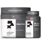 Creatina Pura 100g + Bcaa 2400mg 60 Caps Max Titanium