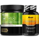 Creatina Pura 100g Monohidratada + Vitamina D 75 Caps Growth
